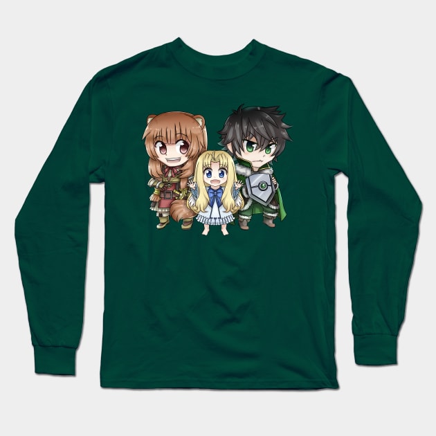 Shield Hero Long Sleeve T-Shirt by Yunuyei's Store